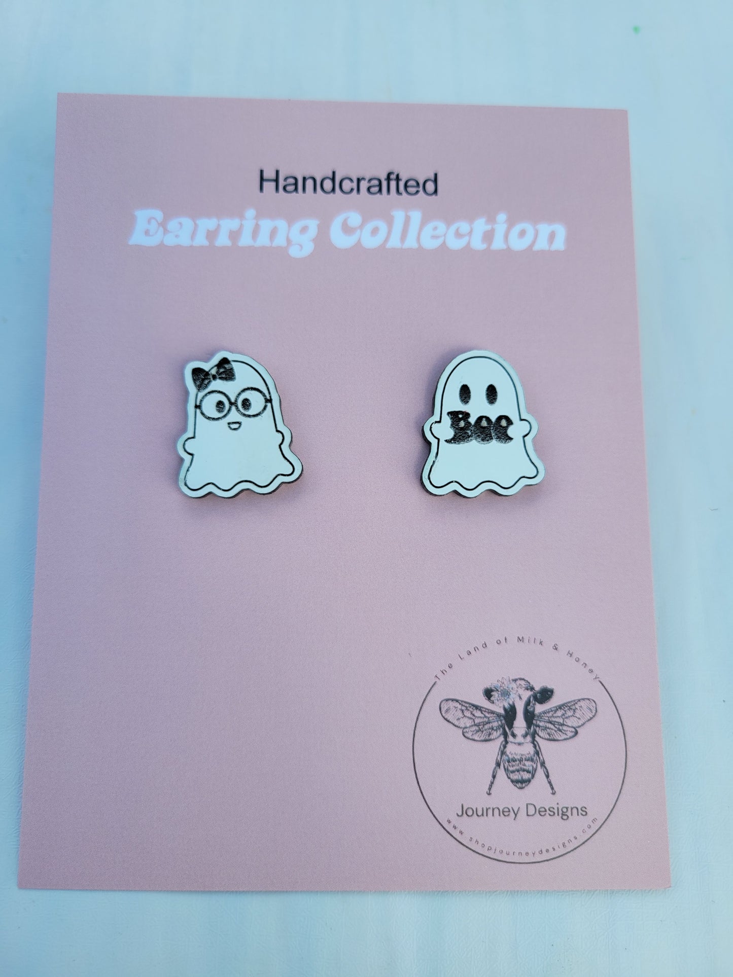 Post Ghost Earrings