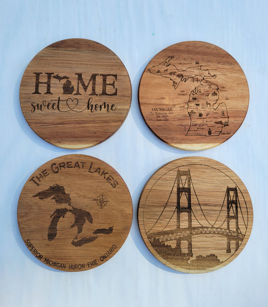 Michigan Themed Coasters