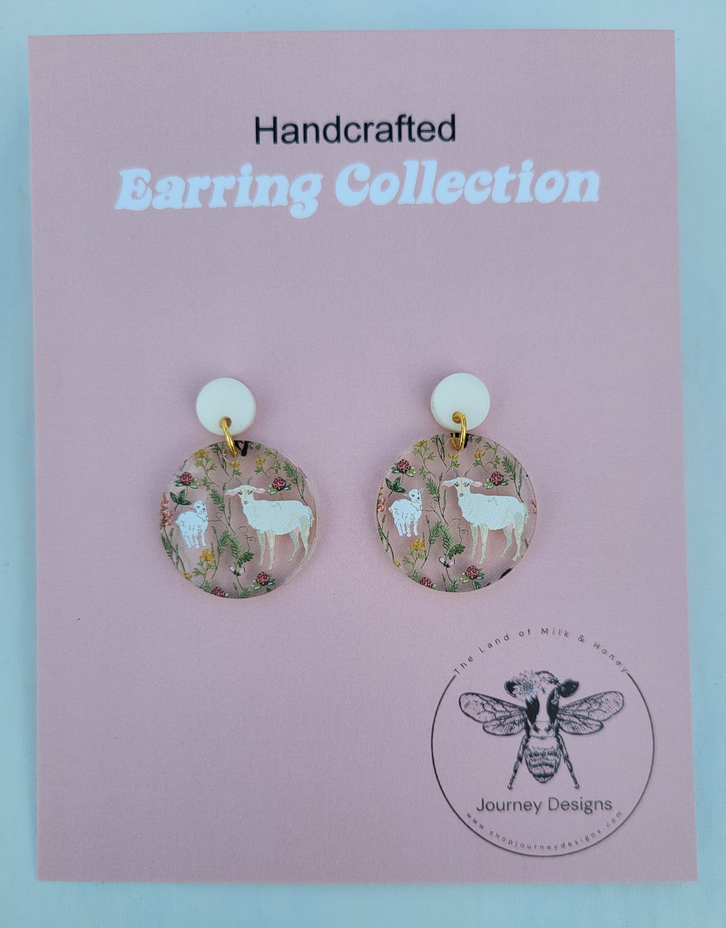 Post Style Goat Earrings