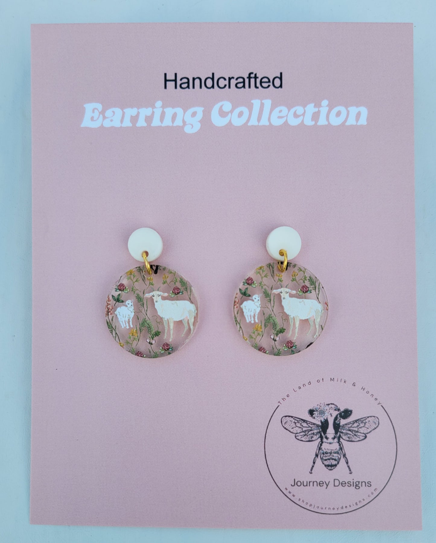 Post Style Goat Earrings