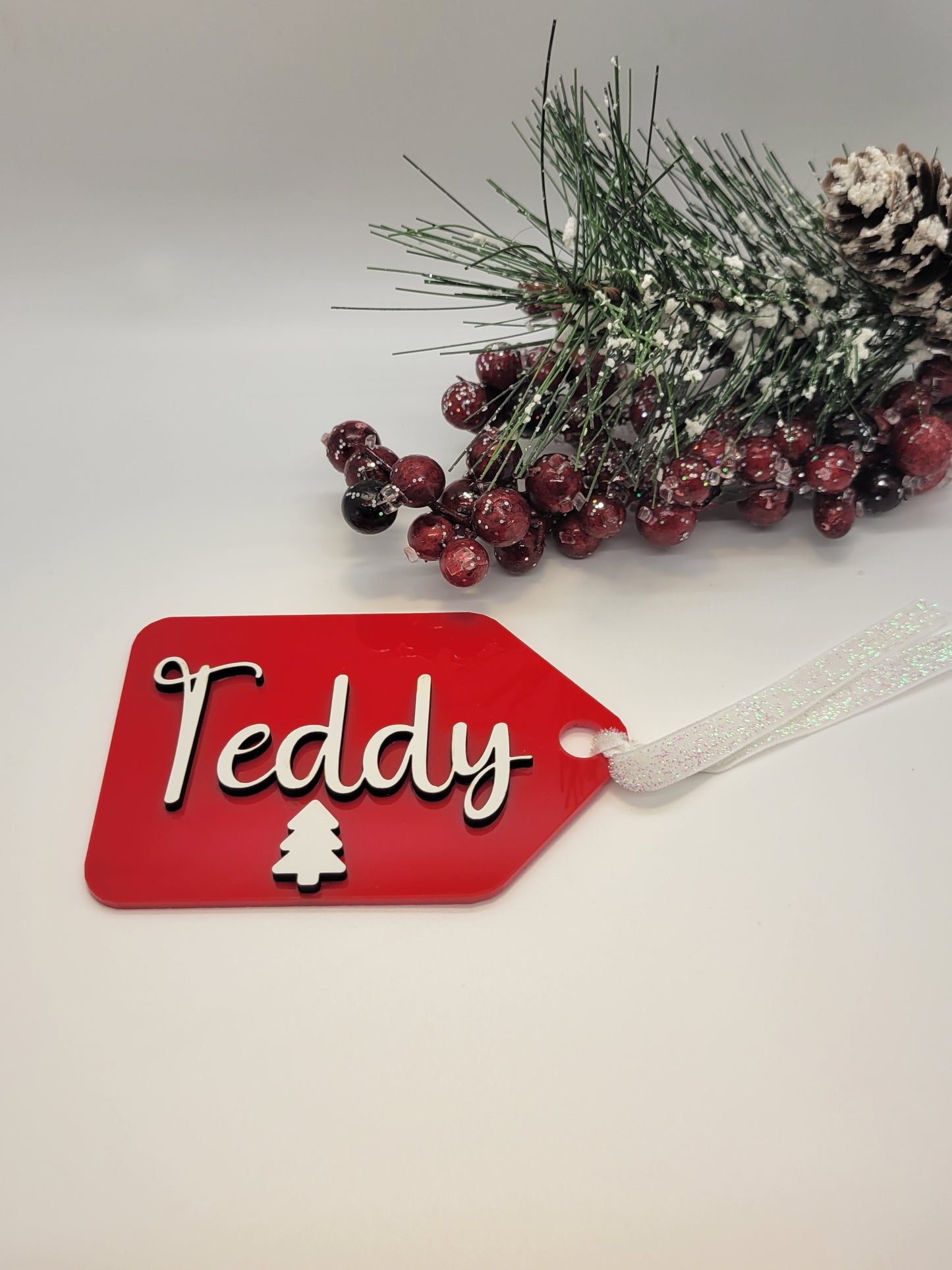 Acrylic Stocking Tag