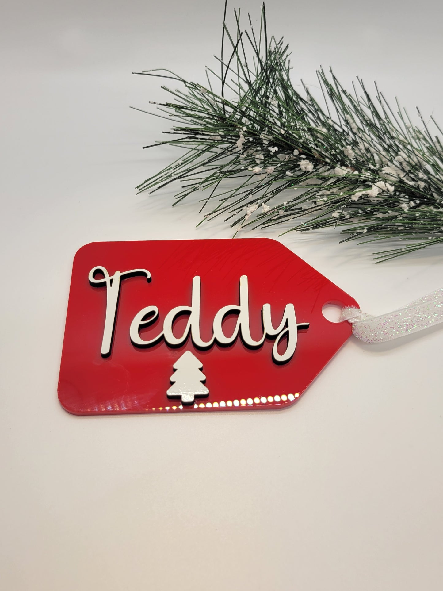 Acrylic Stocking Tag