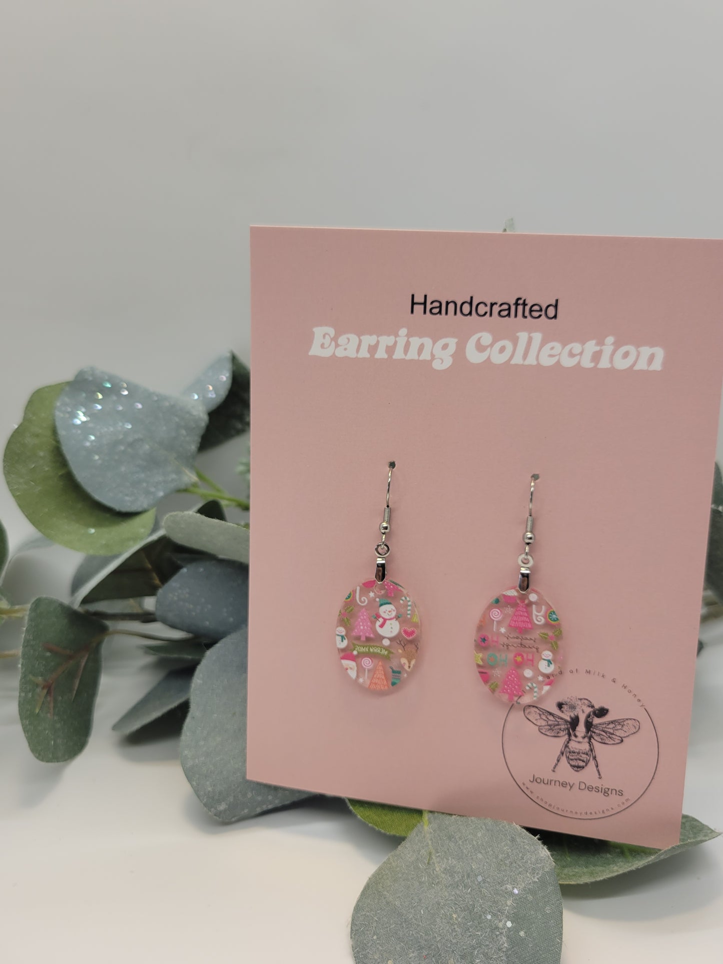 Pastel Christmas Earrings