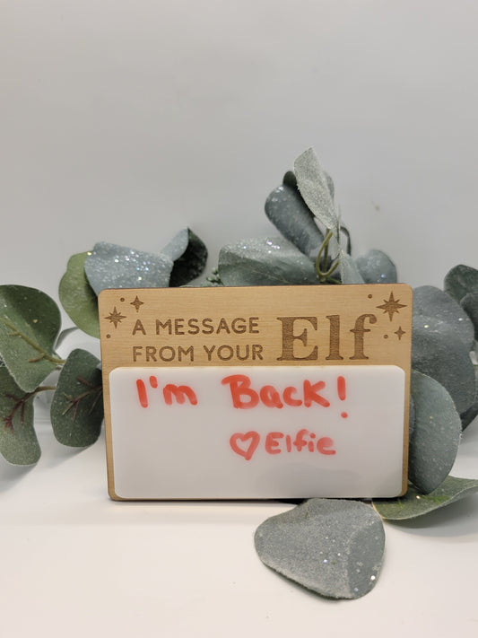 Message Sign for Elf