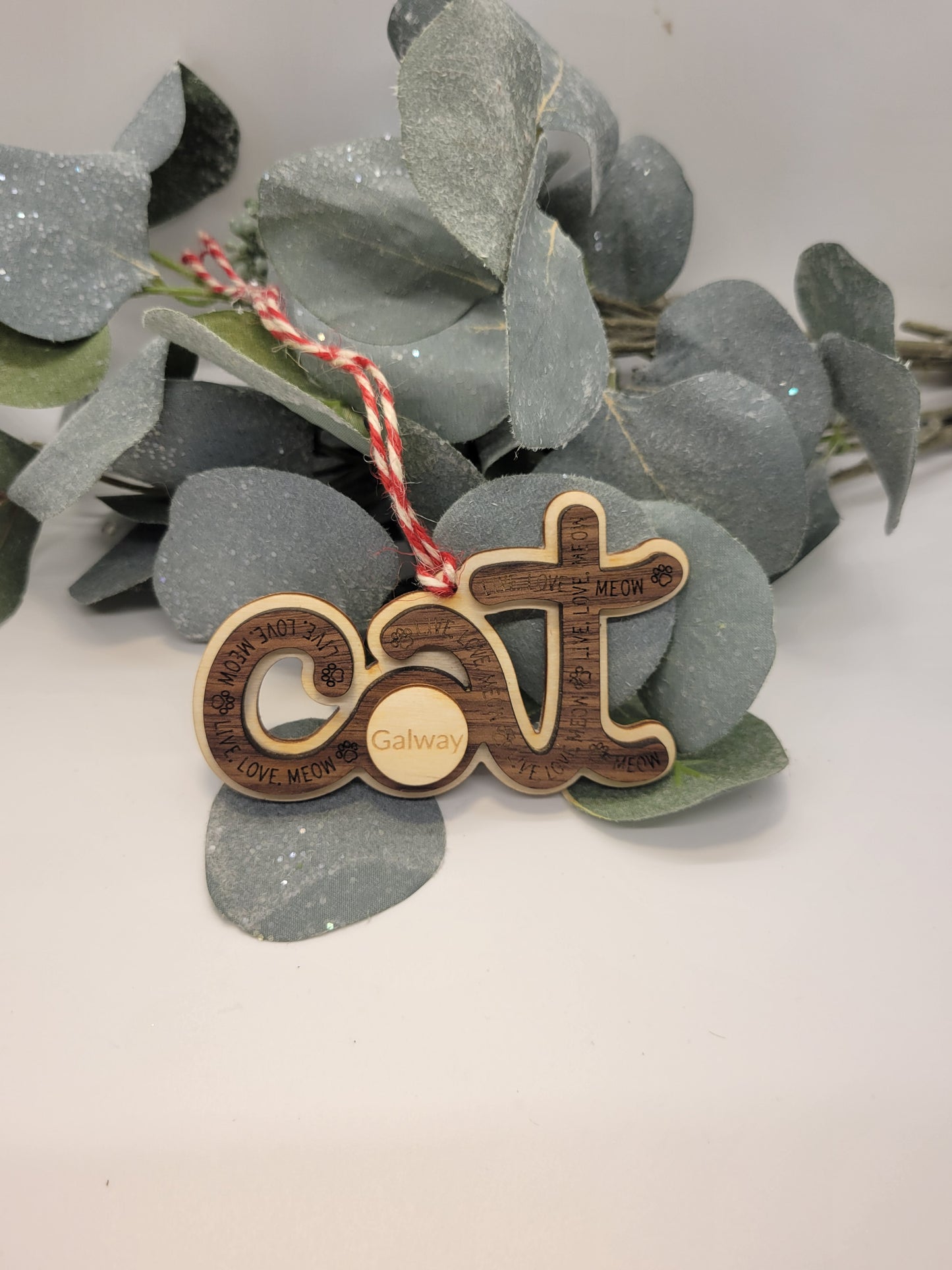 Personalized Cat Ornament