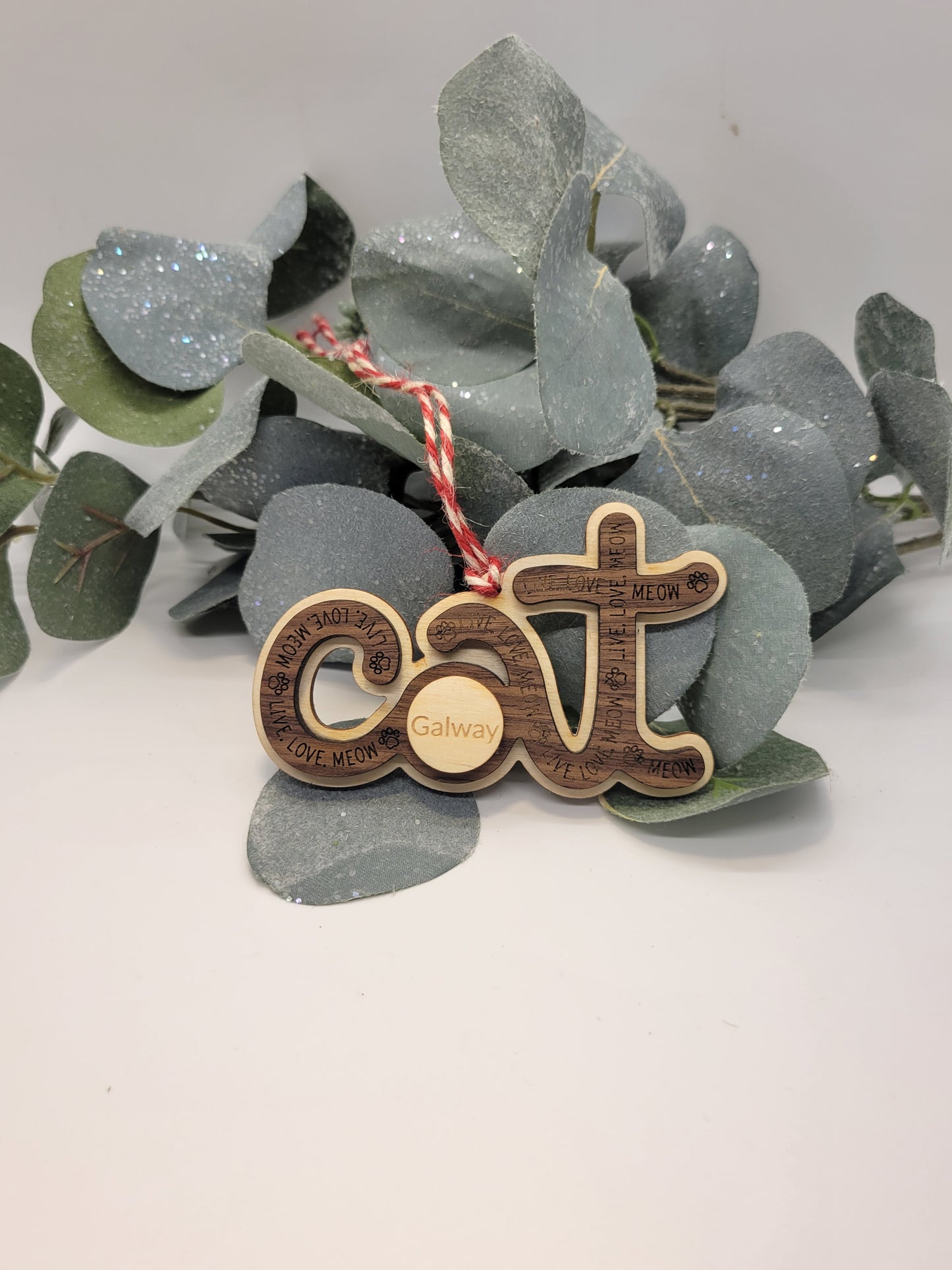 Personalized Cat Ornament