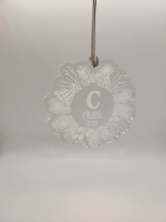 Personalized Monogrammed Ornament