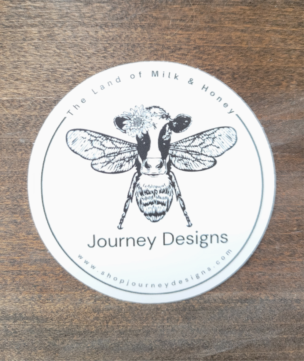 Journey Designs Logo Sticker